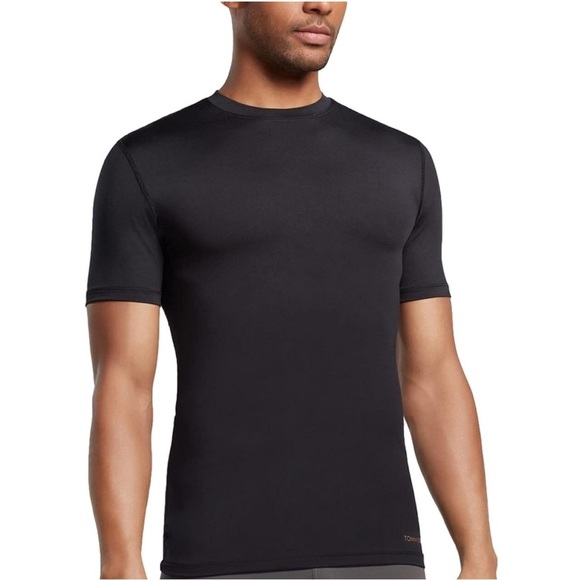 Tommie Copper Black Mens Core Compression Short Sleeve Crew Neck Shirt | NEW/NWT - Picture 2 of 9